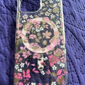 Kate spade iPhone 14/15 Floral Pattern Phone Case